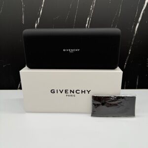NEW AUTHENTIC GIVENCHY CASE FOR EYEWEAR , BLACK HARD CASE FOR EYEWEAR
